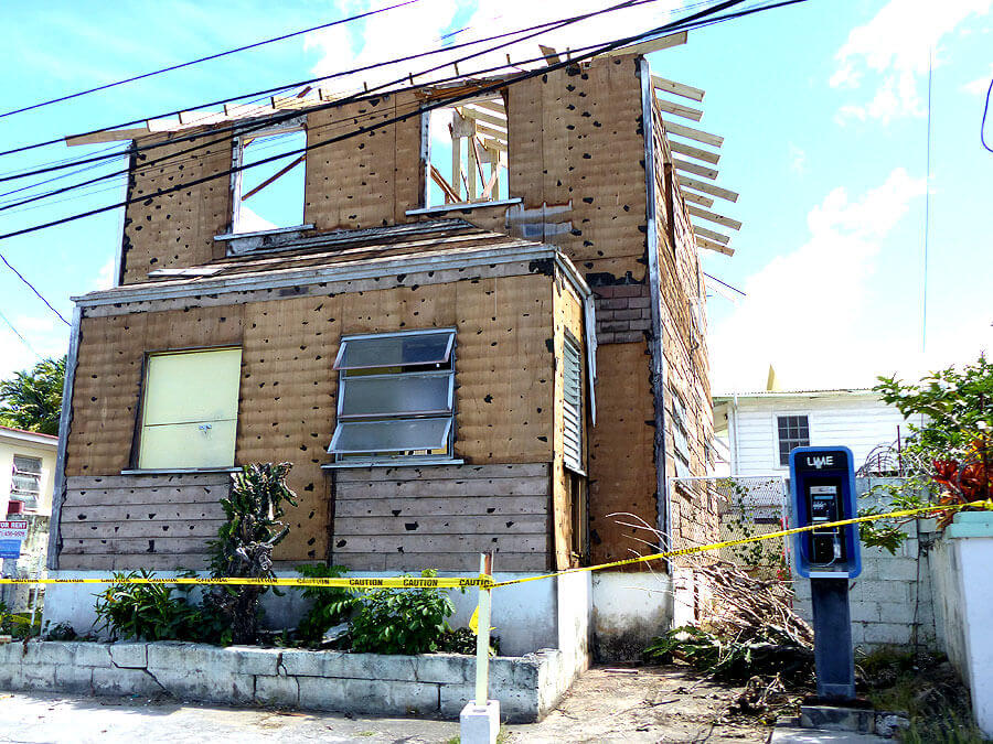 Unfertiges Haus auf Barbados