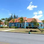 Blaues Haus auf Barbados